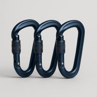 Kestrel Peak Crag Screwgate Carabiner 3-Pack
